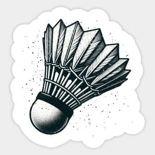 Badminton Ball Sticker